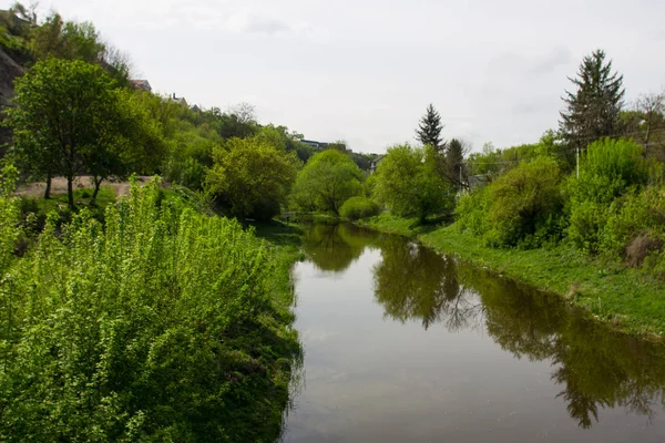 River Smotrych Kamianets Podilskyi Ukrajna — Stock Fotó