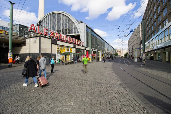 Berlin Mai Fernsehturm Alexanderplatz Berlin — Stockfoto