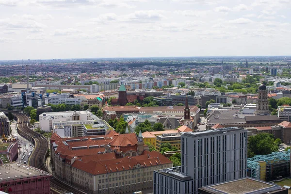 Berlín Německo Květen 2019 Panoramatický Pohled Berlína Hotelu Radisson Berlin — Stock fotografie