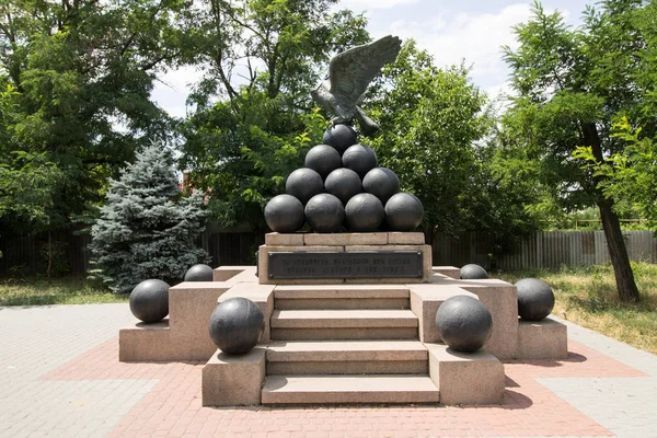 Ochakiv Ukraine July 2019 Monument Brigadier Gorich Hero Russian Turkish — Stock Photo, Image