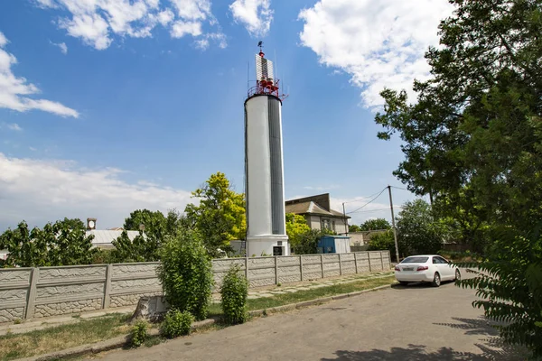 Ochakiv, Ukrayna - 13 Temmuz 2019: Ochakiv deniz feneri