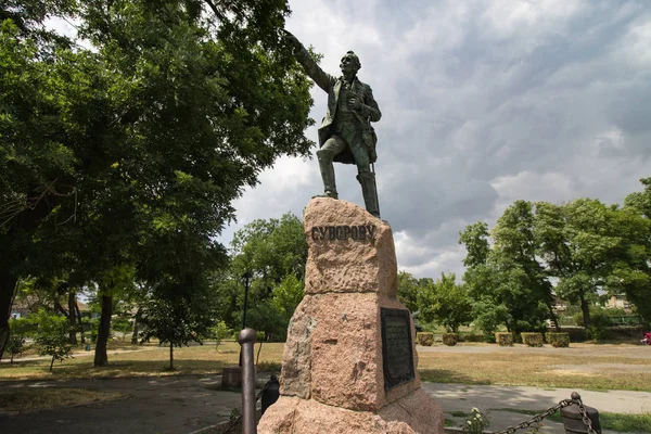 Ochakiv Ukraine Juli 2019 Denkmal Für Alexander Suworow — Stockfoto