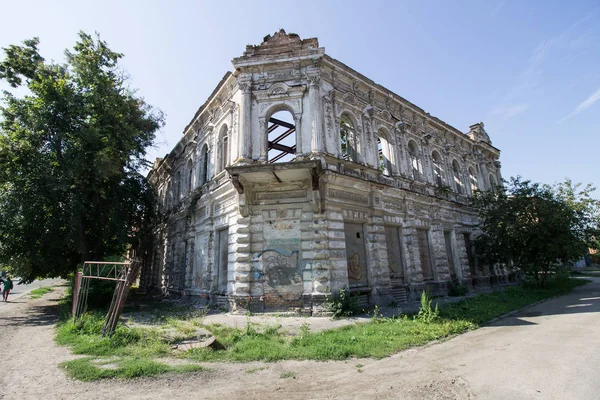 Nikopol Oekraïne Augustus 2019 Oud Huis Aan Centrale Straat Nikopol — Stockfoto