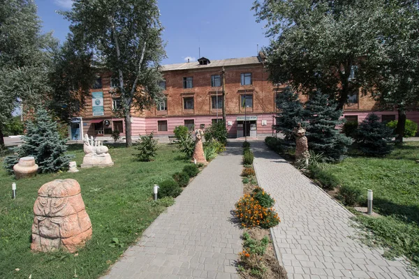 Nikopol, Ukrayna - 16 Ağustos 2019: Nikopol Tarihi Müzesi 