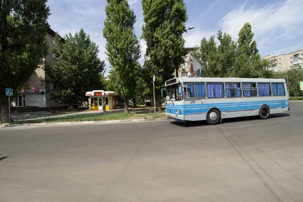 Nikopol, Ukrayna - 16 Ağustos 2019: Nikopol, Dnipropetrovsk Bölgesi, Ukrayna