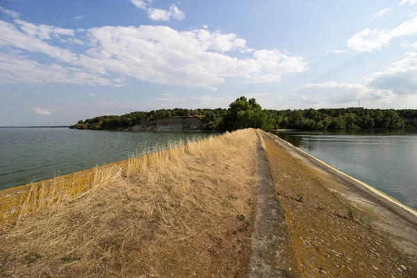 Dnipro Paisaje Ribereño Centro Ucrania — Foto de Stock