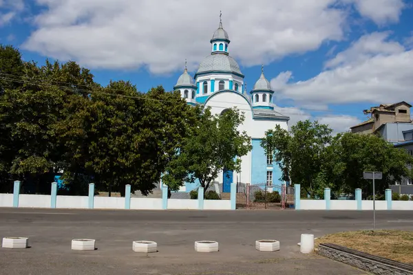 Piatykhatky Ukraine Août 2020 Église Chrétienne Près Gare — Photo