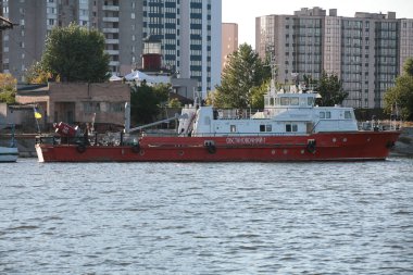 Cherkasy, Ukrayna - 23 Ağustos 2020: Mytnytsya ilçesine bakın