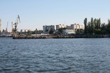 Cherkasy, Ukrayna - 23 Ağustos 2020: Mytnytsya ilçesine bakın