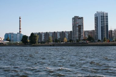 Cherkasy, Ukrayna - 23 Ağustos 2020: Mytnytsya ilçesine bakın