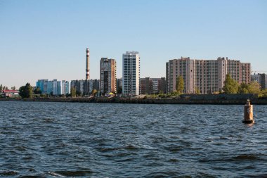 Cherkasy, Ukrayna - 23 Ağustos 2020: Mytnytsya ilçesine bakın