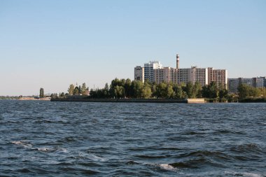 Cherkasy, Ukrayna - 23 Ağustos 2020: Mytnytsya ilçesine bakın