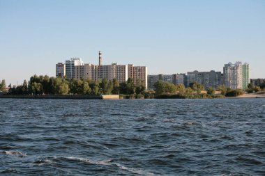 Cherkasy, Ukrayna - 23 Ağustos 2020: Mytnytsya ilçesine bakın