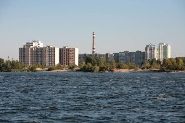 Cherkasy, Ukrayna - 23 Ağustos 2020: Mytnytsya ilçesine bakın