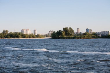 Cherkasy, Ukrayna - 23 Ağustos 2020: Mytnytsya ilçesine bakın