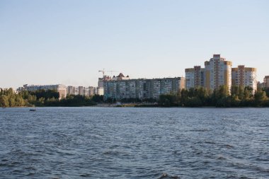 Cherkasy, Ukrayna - 23 Ağustos 2020: Mytnytsya ilçesine bakın