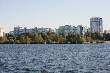 Cherkasy, Ukrayna - 23 Ağustos 2020: Mytnytsya ilçesine bakın