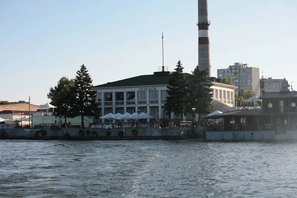Черкаси Україна Серпня 2020 Чорноморський Річковий Порт — стокове фото