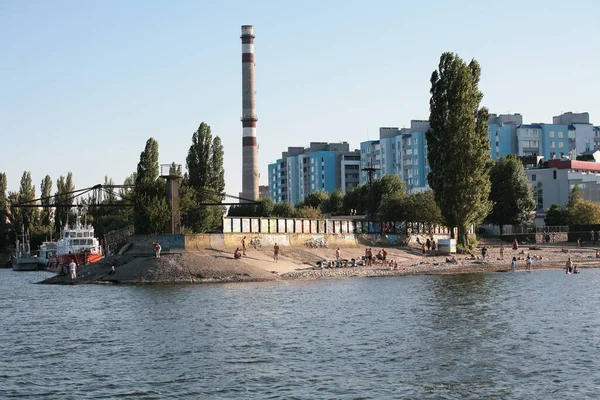 Cherkasy ウクライナ 2020年8月23日 Mytnytsya地区への表示 — ストック写真