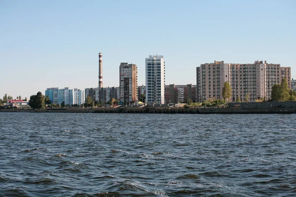 Cherkasy Ucrânia Agosto 2020 Vista Para Distrito Mytnytsya — Fotografia de Stock