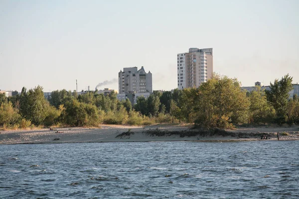 Cherkasy Ucrânia Agosto 2020 Vista Para Distrito Mytnytsya — Fotografia de Stock