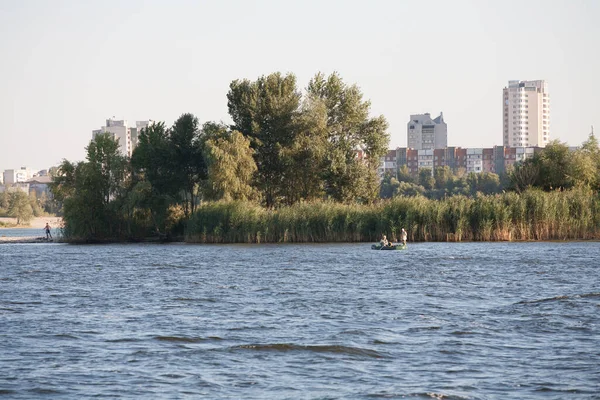 Cherkasy, Ukrayna - 23 Ağustos 2020: Mytnytsya ilçesine bakın