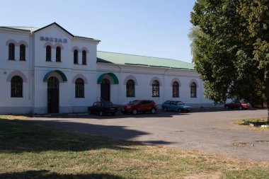 Pyriatyn, Ukrayna - 13 Eylül 2020: Pyriatyn tren istasyonu
