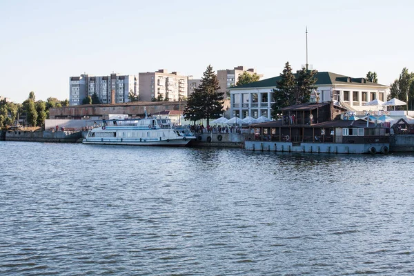 Cherkasy Ukraine September 2020 Cherkasy River Port — Stock Photo, Image