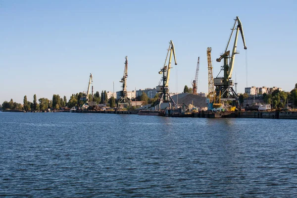 Tscherkasy Ukraine September 2020 Tscherkasy River Port — Stockfoto