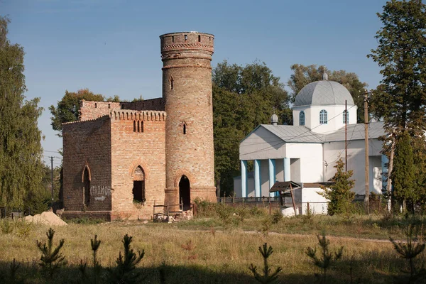 Lynovytsia Ukraine September 2020 Turm Des Grafen Von Balman Lynovytsia — Stockfoto