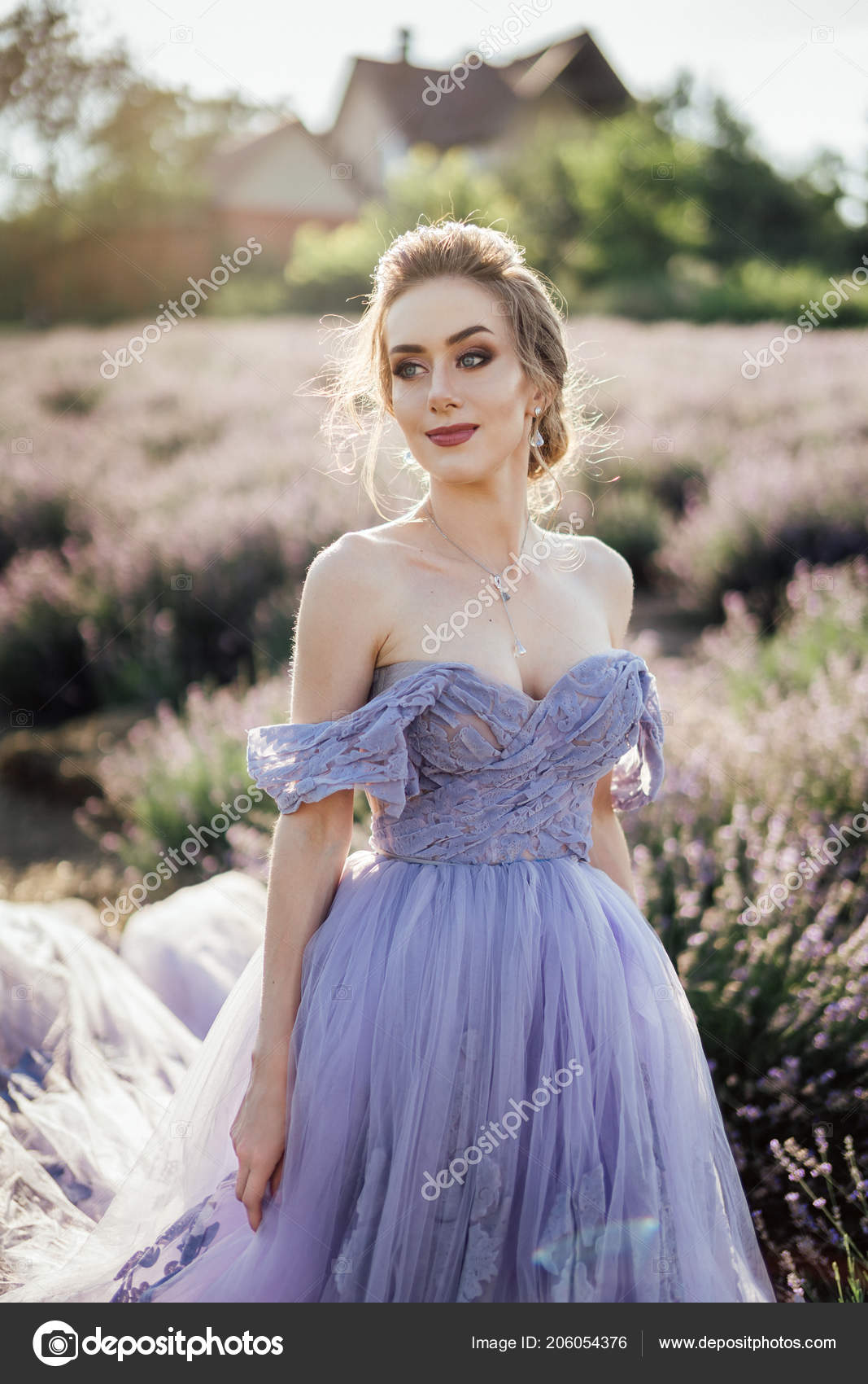 Young Purple Dress