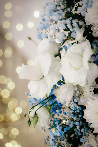 Hermosas Flores Para Decoración Boda — Foto de Stock