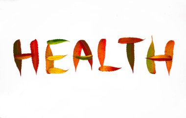 yazıt sağlık yaprakları tam renkli soyut tam