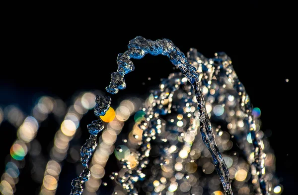 Water splash move nature light abstract close up — Stock Photo, Image