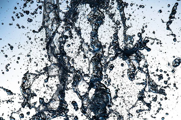 Salpicadura de agua macro foto movimiento color movimiento abstracto fondo — Foto de Stock