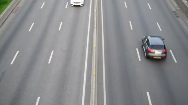 Yol trafik bulut gün araba hareket Kiev Ukrayna 