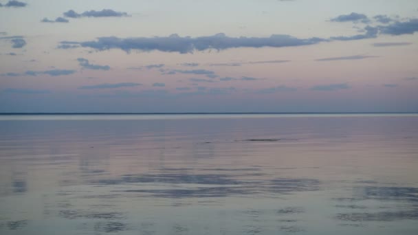 Kijowski Dzień Lato Morze Natura Panorama Rzeka Sundown Wschód Wideo — Wideo stockowe