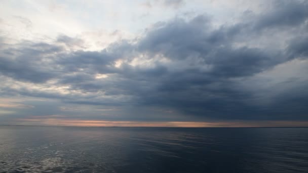 Kiev Mar Manhã Cedo Verão Panorama Rio Natureza Nuvens Nascer — Vídeo de Stock