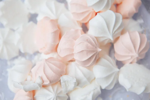 Marshmallow bianco e arancione — Foto Stock