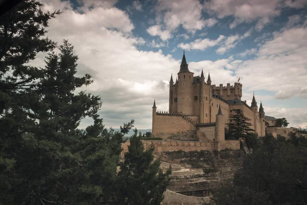 Segovia Alcazar kalede Pealara Dağı. Castilla y Leon, İspanya