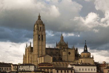 Catedral, Santa Maria, Segovia tarihi şehir, Segovia, Castilla y Leon, İspanya