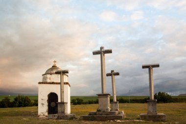 Kutsal alan ve La Piedad Segovia yüksek Şapeli. Castilla y Leon, İspanya