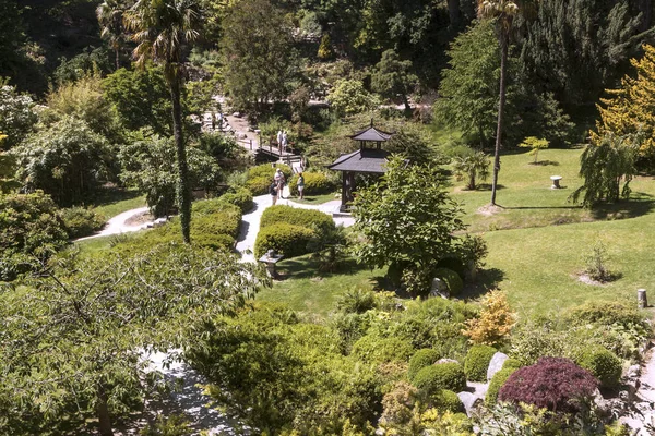 Konak Powerscourt Estate ve bahçeler. Enniskerry, Wicklow county. İrlanda Cumhuriyeti