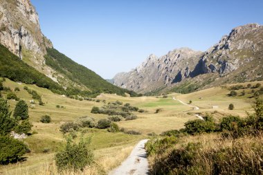 Doğal Park Somiedo dağlarda Asturias, İspanya