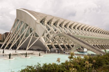 City of Arts and Sciences. Oşinografik, hemisferik, umbracle, sanat, Bilim Müzesi, agora saray. Valencia. İspanya, Europe.
