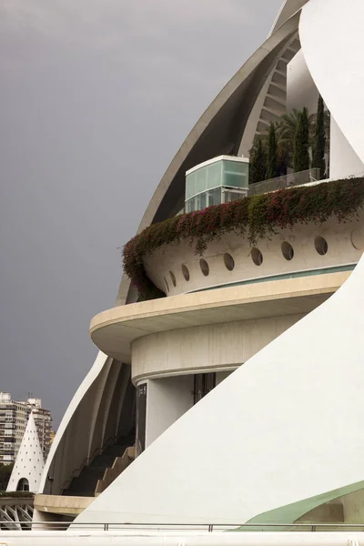 City Arts Sciences Oceanographic Hemispheric Umbracle Palace Arts Science Museum — Stock Photo, Image