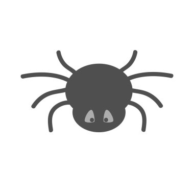 Örümcek Cadılar Bayramı kutsal kişilerin resmi, vektör çizim