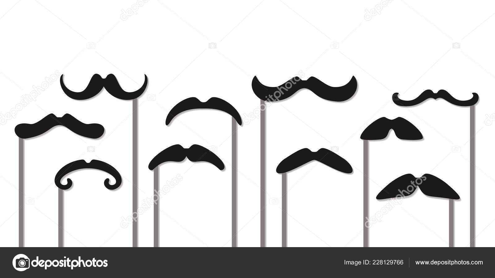 photo booth props mustache