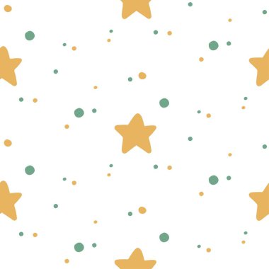 İskandinav tarzında şirin, soyut, kusursuz bir desen. Bebek için boho vektör deseni.