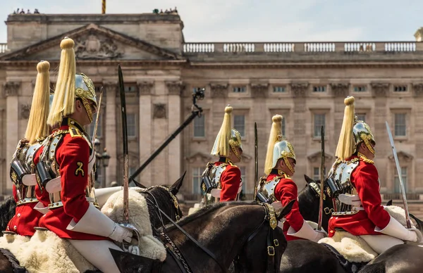 El cumpleaños de Queens Trooping el Color — Foto de Stock